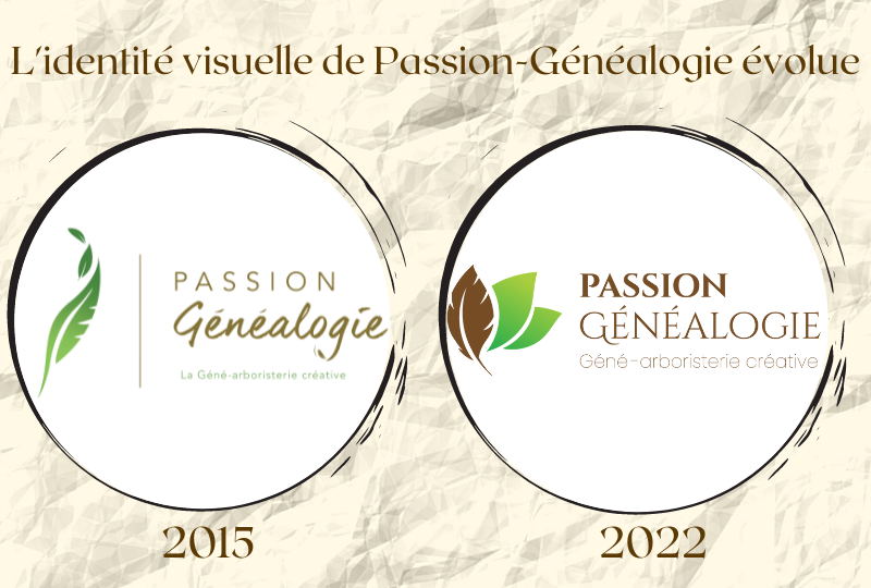 Un nouveau logo pour Passion Genealogie